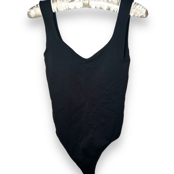 NWOT FREE PEOPLE Clean Lines Dipped-Neck Bodysuit  M/L - Picture 3 of 7
